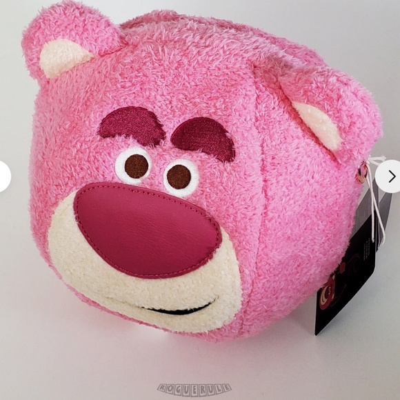 Disney loungefly Lotso purse smells like strawberries - Picture 4 of 16